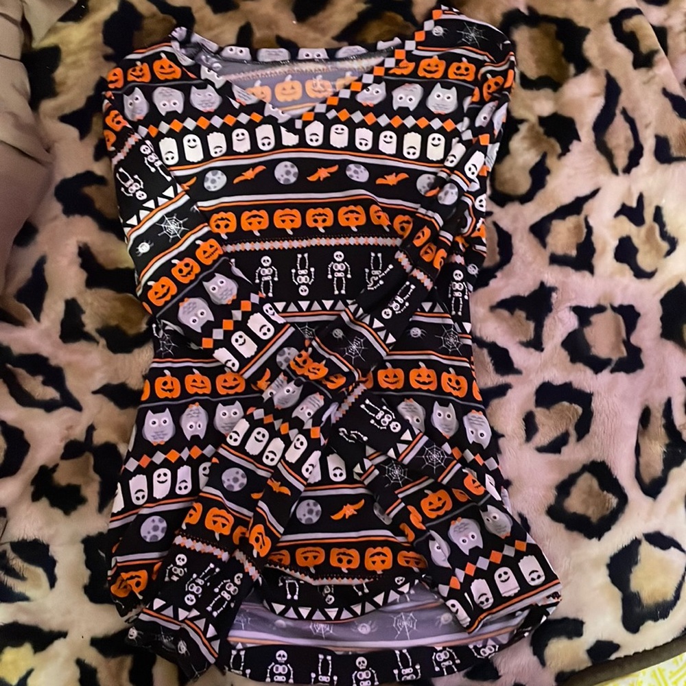 Halloween-Print shirt